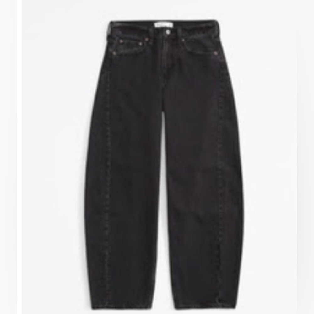 Abercrombie & Fitch Black Boyfriend Jeans - Picture 2 of 6